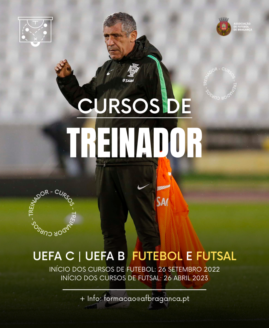 Curso Treinadores UEFA C Grau I FUTEBOL - INSCRIÇÕES ATÉ 5 DE JANEIRO 2021